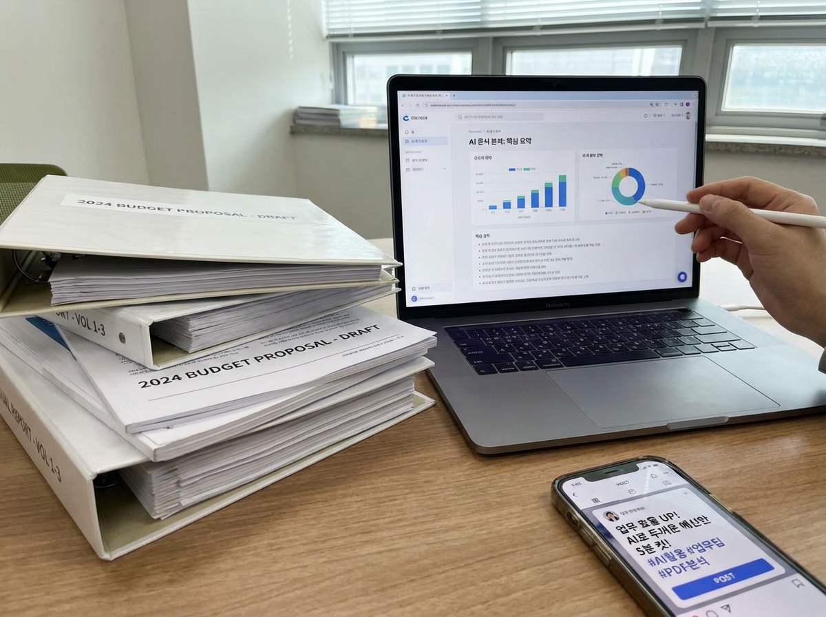 [기업IoT센터]  두꺼운 예산안 PDF, AI에게 먼저 읽혀봤습니다.